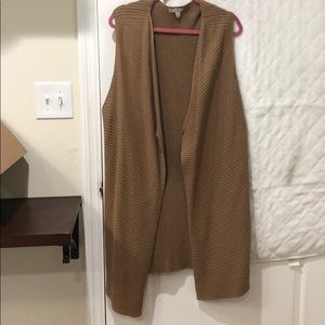 Long Camel Vest